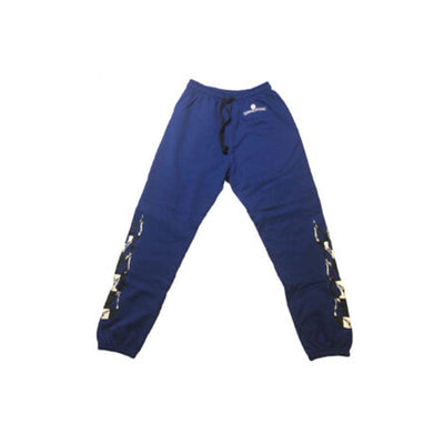 Blue Chrome Heart Jeans