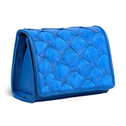 Lola Crossbody - Cobalt Pirarucu