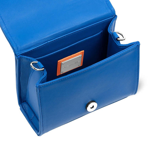 Lola Crossbody - Cobalt Pirarucu